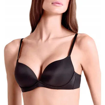 Podprsenka Podprsenka super push-up 65B černá, bezešvá, bez kostic Lormar