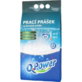 Přípravek na praní Q-Power Prací prášek na barevné prádlo 65 PD
