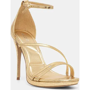 Dámské sandále Kožené sandály Aldo ODELLA 14241591.ODELLA zlatá GLD, EUR 36