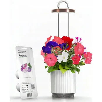 Květináč Bílý plast Květináč Click And Grow 9 cm x 9 x 36,5 cm