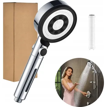 Sprchová hlavice ÚSPORNÁ SPRCHOVÁ HLAVICE S 5 FUNKCEMI VYSOKÝ TLAK START STOP FILTR