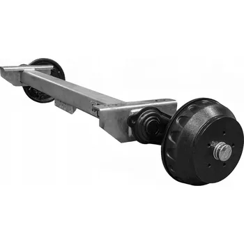 Přívěs Brzděná náprava KNOTT VGB18MV pro přívěs / plato 1800 kg, 1100 mm, 1570 mm, 5x112