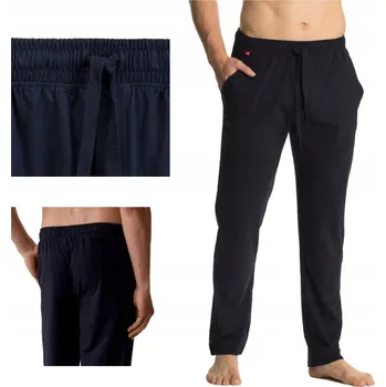 Pánské pyžamo Pánské pyžamové kalhoty Atlantic NMB-040 Jz25 GRA na spaní M (38) tmavě modré