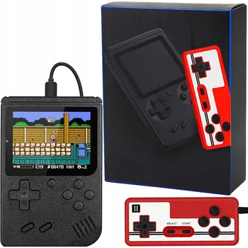 Herní konzole PŘENOSNÁ MINI RETRO HERNÍ KONZOLE GAMEBOY PEGASUS GAME BOX MARIO CONTRA 400 HER