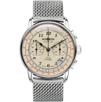 Hodinky Pánské Hodinky Zeppelin 7614M5 stříbrné barvy