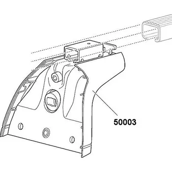 Příslušenství ke střešnímu nosiči Patka Thule 751 1 kus TH1500050003