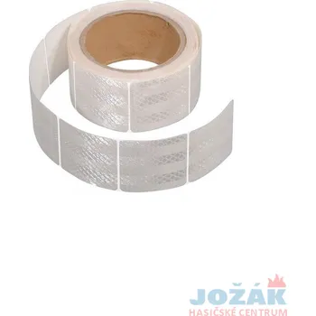 Výstražná páska Páska - reflexní přerušovaná Bílá 1 metr