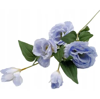 umělá květina UMĚLÁ VĚTVIČKA EUSTOMY UMĚLÝ KVĚT PRO KYTICE A VÁZY