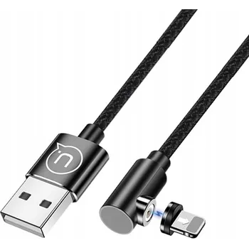 Datový kabel Kabel Usams USB - Apple Lightning 1 m černý
