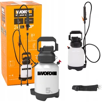 Postřikovač Akumulátorový tlakový postřikovač 5 l Worx WG829E 20V PowerShare Solo