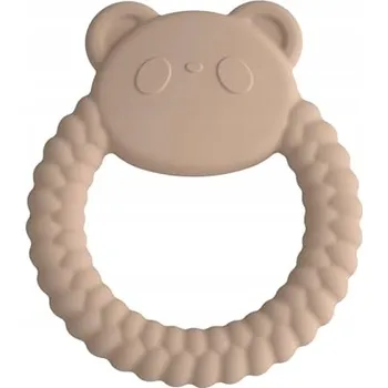 Kousátko na zuby Gigi Kids silikonové béžové