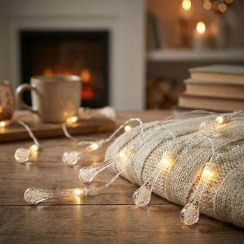 Lampička LED světelný řetěz na baterie MONDEX KROPLE WODY