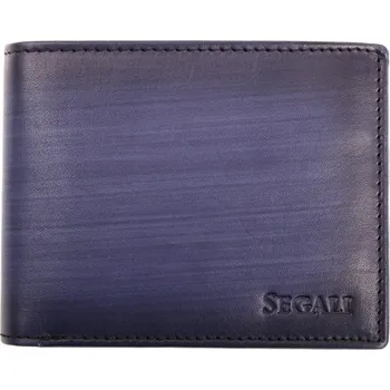 Peněženka Pánská kožená peněženka Segali 929.204.2071 tmavě modrá patina