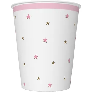 Party nádobí Kelímky BABY SHOWER '' PINK''/8 kusů