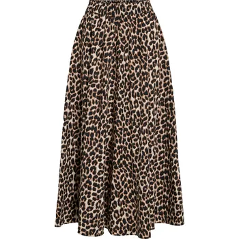 Dámské oblečení Vila Dámská Sukně maxi VILA-14106880 MOUNTAIN TRAIL LIO Hnědá