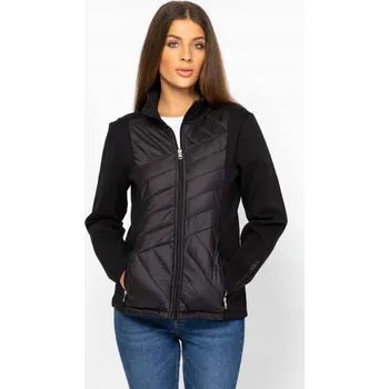 Dámská mikina HEAVY TOOLS DÁMSKÁ TEPLÁKOVÁ MIKINA NA ZIP TAITA BLACK ČERNÁ M