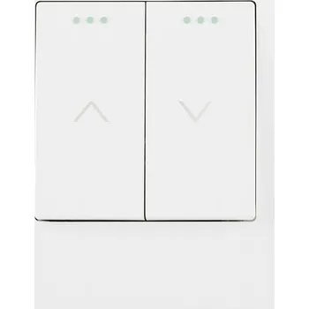 vypínač SPÍNAČ OVLADAČ MECHANICKÝ PLASTOVÝ RÁMEČEK PRO ROLETY BÍLÝ