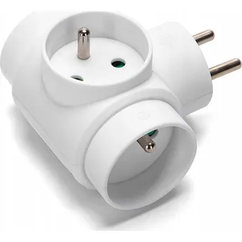 Elektrická zásuvka Elektrická Zásuvka rozbočka Aigostar bílá