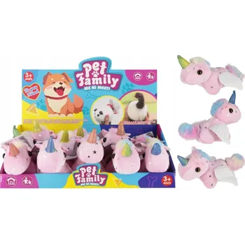 plyšák Plyšová strečová Hračka Jednorožec 12 cm MEGA CREATIVE 572647