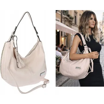 CHARRO kabelka eko kůže béžová