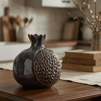 Figura granát MONDEX SAGGIO 15x15x15 cm fialová