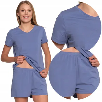 Dámské pyžamo Dámské pyžamo s krátkým rukávem a bavlněnými šortkami MORAJ S