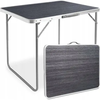 Zahradní stůl Turistický stůl Outdorium 60 x 80 x 70 cm šedý