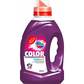 Prací gel Gut&Gunstig Color Tekutý prací prostředek na barevné prádlo 1,1L 20 dávek z DE