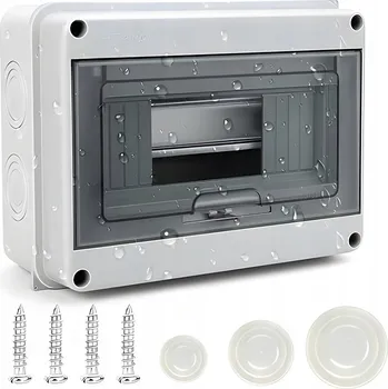 Rozvaděč POVRCHOVÁ ROZVODNICE IP65, 12 MODULŮ, NA OMÍTKU