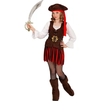 Karnevalový kostým Carnival Party Weiß/ Schwarz/ Rot 4965573 158