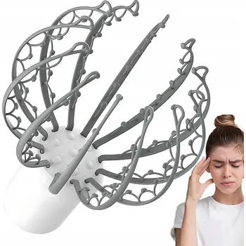 Masážní přístroj ELEKTRICKÝ MASÁŽNÍ PŘÍSTROJ NA POKOŽKU HLAVY S 12 ZUBY MASÁŽNÍ PŘÍSTROJ ELEKTRICKÝ NA HLAVU