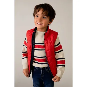 Dívčí vesta Dětská oboustranná vesta Mayoral 3380.5E.Mini.PPY2 červená 33X, vel. 128