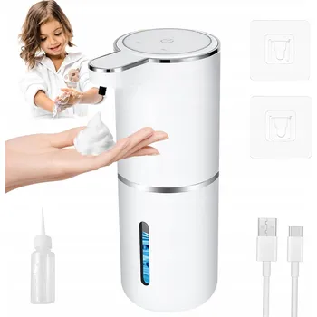 Dávkovač mýdla Bezkontaktní Dávkovač mýdla automatický 380 ml velký USB IR, mýdlo v gelu