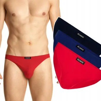 Slipy Pánské slipy Sport 3-BALENÍ Bavlněné ATLANTIC 3SMP-119 - XXL