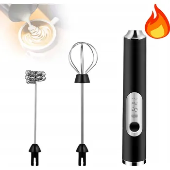 Příslušenství pro přípravu kávy ELEKTRICKÝ NAPĚŇOVAČ MLÉKA KÁVY ŠLEHAČ VAJEC MINI MIXÉR