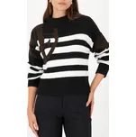Svetr Monari 809475 černo bílý pruh Velikost: 38