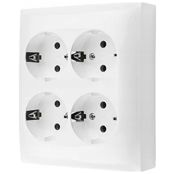 Elektrická zásuvka Elektrická Zásuvka Kontakt-simon bílá