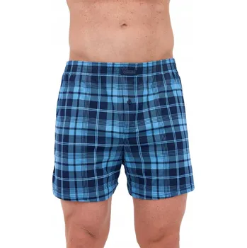 Boxerky Pánské boxerky Cornette Comfort 002/332 vel. M (46) kostkované, volné, na spaní