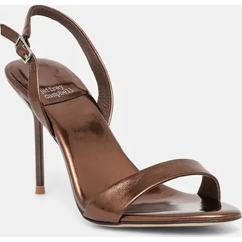 Dámské sandále Kožené sandály Jeffrey Campbell Go-Getter JC.1481.1.10 zlatá 10Y, EUR 39