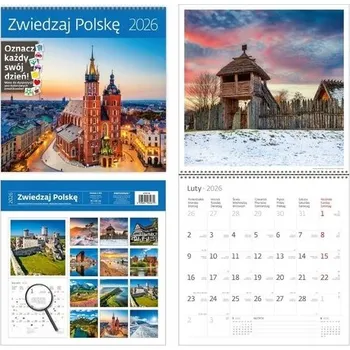 Kalendář Kalendář 2026: Procestujte Polsko s nálepkami Helma