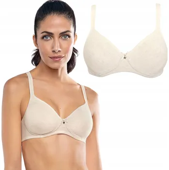 Podprsenka SIELEI podprsenka polovyztužená organická bavlna 1452 ecru 4/85C