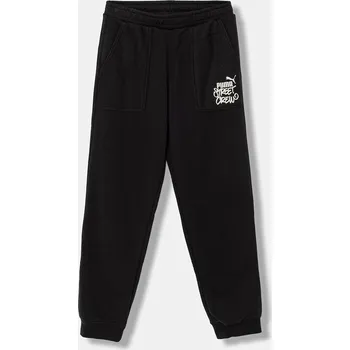 Chlapecké kalhoty Dětské tepláky Puma MID90s 691747 černá 99X, vel. 164