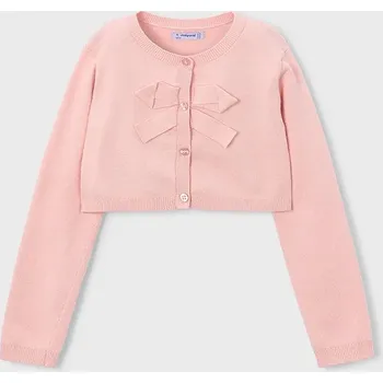 Dívčí svetr Dětský kardigan Mayoral 321.6D.Mini.PPY2 růžová 30X, vel. 110