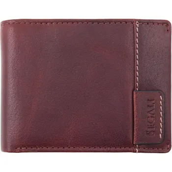 Peněženka Pánská kožená peněženka Segali 59984 Tan koňakově hnědá