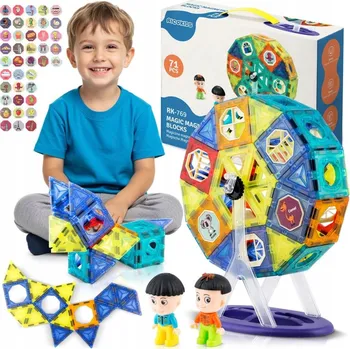 ostatní stavebnice Magnetické Stavebnice RicoKids 776900 71