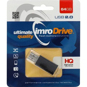 USB flash disk Flash disk Imro BLACK 64GB USB 2.0 černý