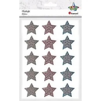 samolepka Samolepka (nálepka) Titanum Craft-Fun Series (hvězdičky)