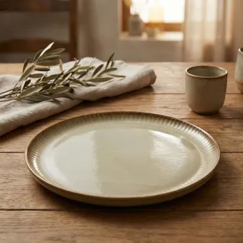 Talíř Dezertní talíř MONDEX BASIC NATURE 22 cm béžový