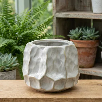 Obal na květináč Obal MONDEX DIVINE 10×15×12,5 cm šedý