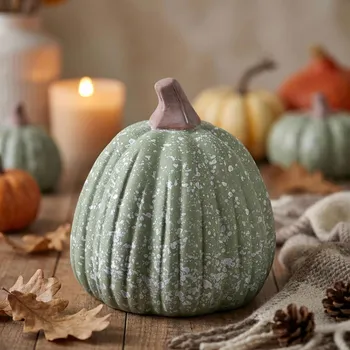 Figurka dýně MONDEX MAVE 12,5 × 12,5 × 13,5 cm zelená